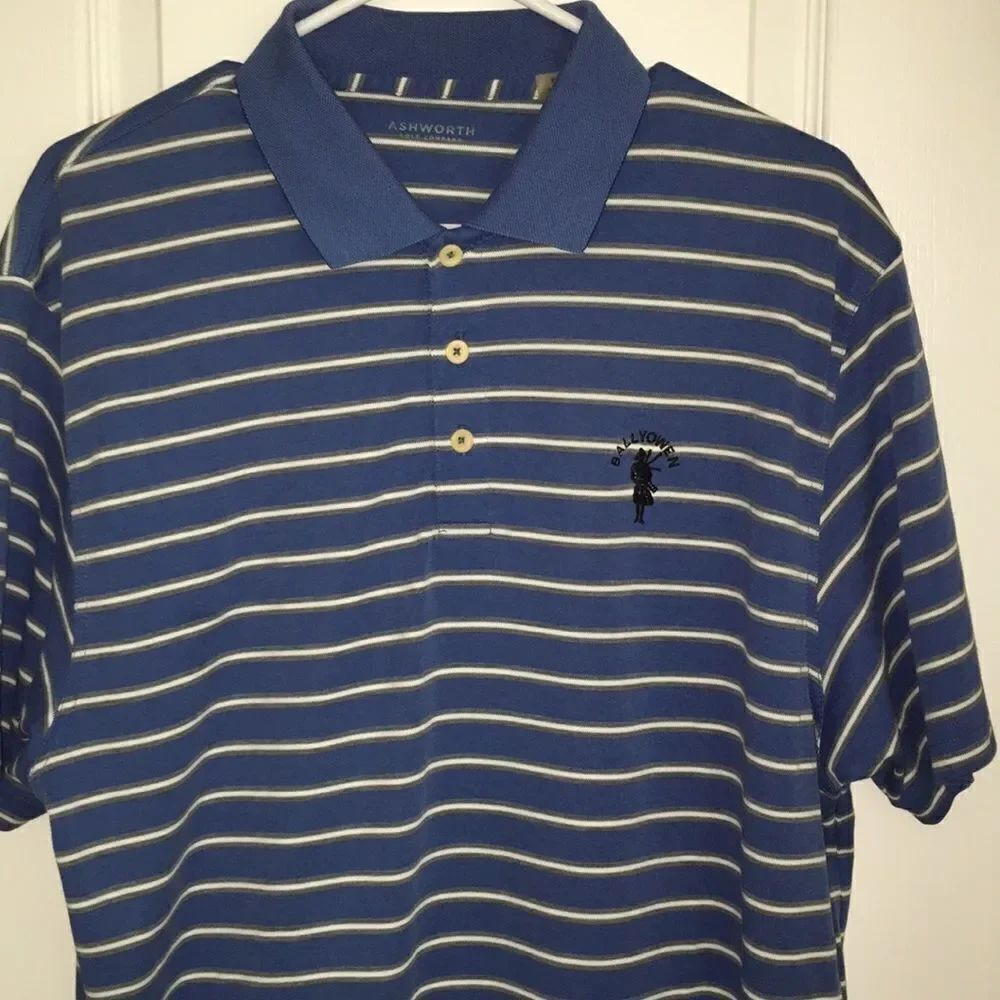 Ballyowen Hamburg NJ golf polo shirt Ashworth L